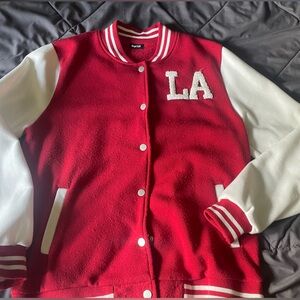WORN ONCE varsity jacket